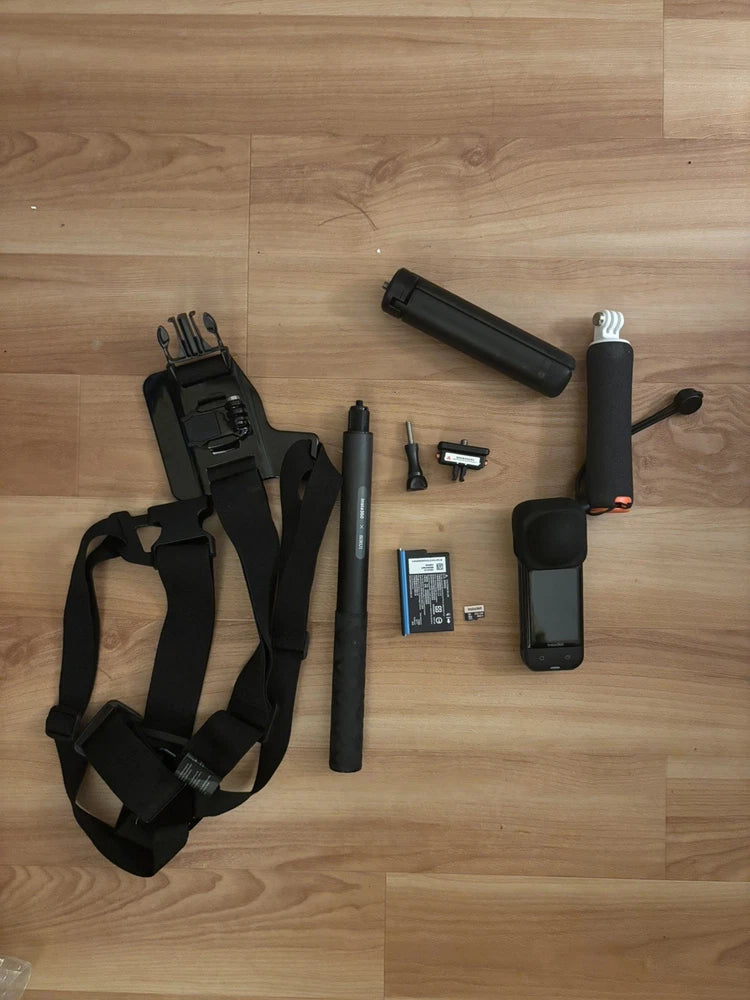Insta360 X5 360 8K Action Camera + Float stick + Invisible Stick + Chest Mount