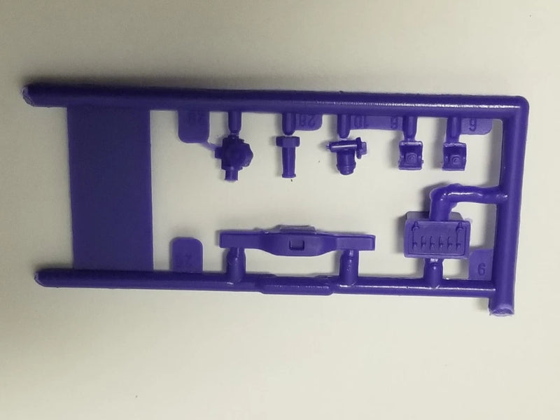 66 Nova STEERING BOX MASTER CYLINDER CROSSMEMBER BATTERY for AMT 1:25 Model Kit Battery