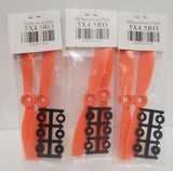 HQ Prop Orange BullNose 5x4.5 CW 2 Blade Propeller PACK WITH 6  PROPS CW ONLY