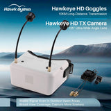 Hawkeye 5.8G FPV Goggles 5CH 5.8GHz Band 10KM Transmission for FPV Racing Drone