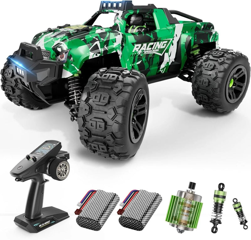 1/18 Brushless RC Cars for Adults Fast + Mph, RC Trucks 4X4 Offroad Waterproof