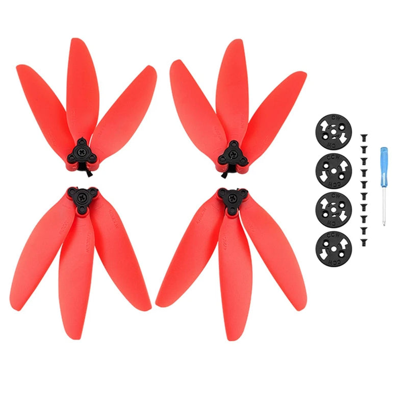 2x Quick Release 3-Blade Propeller Blades w/ Base For DJI Mavic Mini 2 Drone i