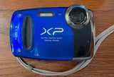 Fujifilm FinePix XP50 Digital Adventure Camera Waterproof Blue With Chargers