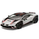 1:32 2024 Lamborghini Huracan Sterrato Model Toy Car Diecast Toy Vehicle Gray Battery