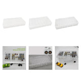 1/64 Model Car Wheel Storage Box Acrylic Display Case Waterproof Versatile Use