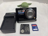 Panasonic LUMIX DMC-FS15 12.1MP Digital Camera Battery Charger SD Card | Tested