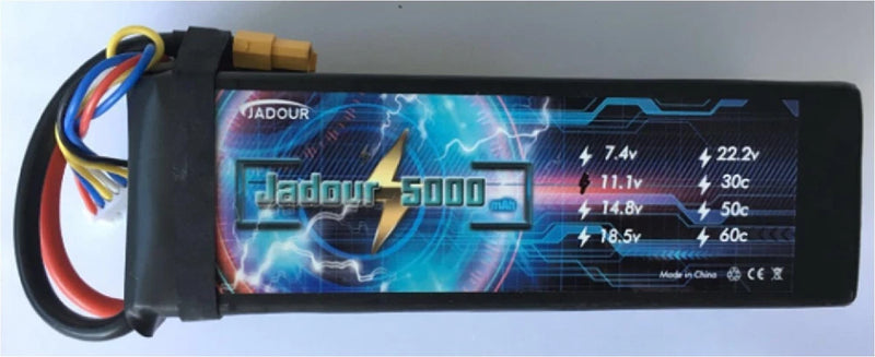JADOUR LIPO BATTERY 3S 11.1V 5000MAH XT60 PLUG 50C RC HELICOPTER CAR USA SELLER Battery