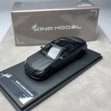 King 1:64 Matte Black AMG S65 W222 Luxury Sports Model Diecast Metal Car New