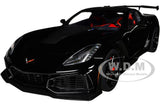 2019 CHEVROLET CORVETTE C7 ZR1 BLACK 1/18 MODEL CAR BY AUTOART 71276