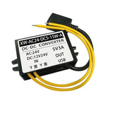 AC16-28V/DC8-40V to DC5V 5~15W USB mobile phone charger power converter