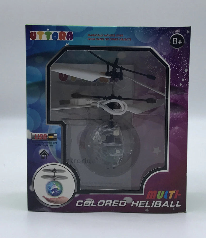 US Sensing Sensor Aircraft Lighting Colorful Flying Ball Toy Drone Kids Boy Gift