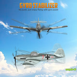 Volantex WWII BF109 Fighter 2.4G 3-CH 400mm RC Airplane Aerobatic RTF Glider Toy