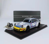 Model 1/18 Porsche RWB 964 Silver/Yellow Resin Model Car -- IG3006