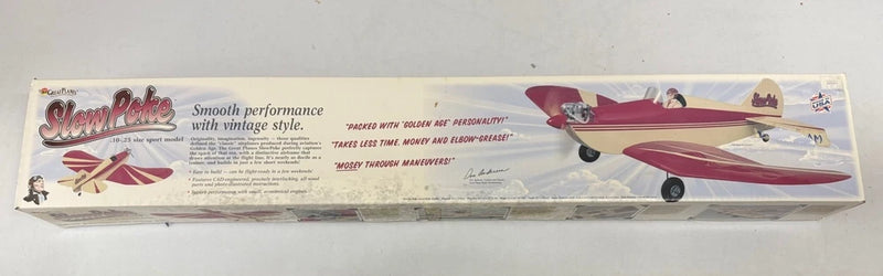 Great Planes Slow Poke 50?? Wingspan Vintage RC Airplane Sport Flyer Kit