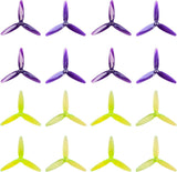 8Pairs  353D 3-Blade Propeller Props with 1.5Mm/3 Holes for 3.5 Inch FPV Raci...