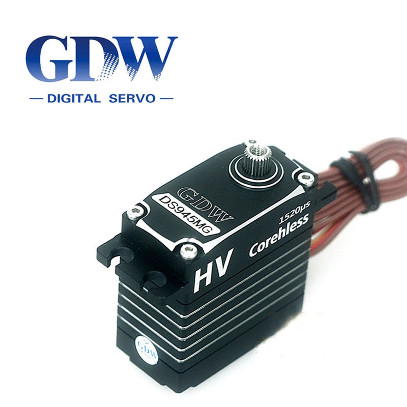 GDW DS945MG Metal Gear Digital Coreless Servo 50kg 6-8.4v for Rc airplane Car