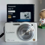 Panasonic Lumix DMC-SZ7 White 14.1MP 10x optical zoom Digital Camera - WORKING