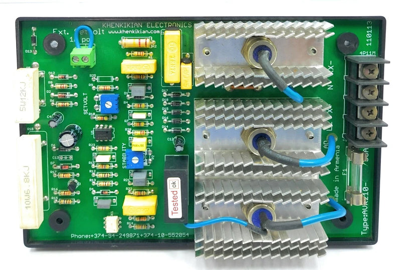 Khenkikian Electronics AVR210-35A Input 170-240VAC PCB Card