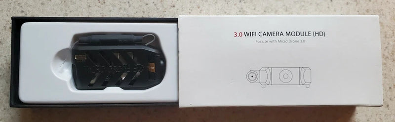 WiFi HD camera module in retail box with molded insert