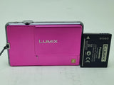 Panasonic LUMIX DMC-FP1 12.1 MP Digital Camera - Pink
