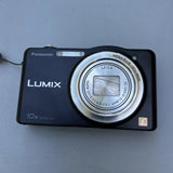 Panasonic Lumix DMC-SZ02 14.1 MP Digital Camera Black W/ Battery