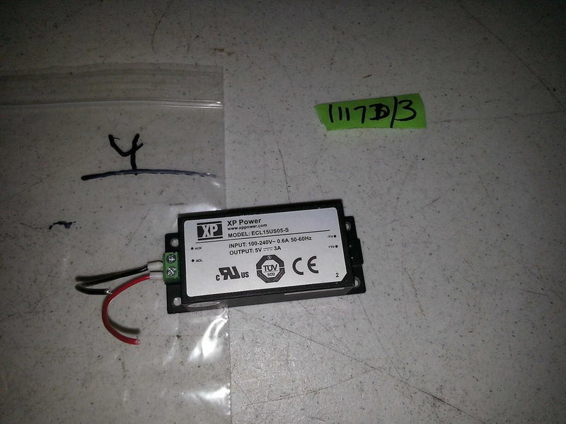 XP Power ECL15US05-S AC/DC Converter 5V 3A 100-240V Input Industrial Power OEM