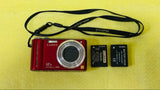 Panasonic LUMIX DMC-TZ7 Compact Digital Camera Red Tested Condition