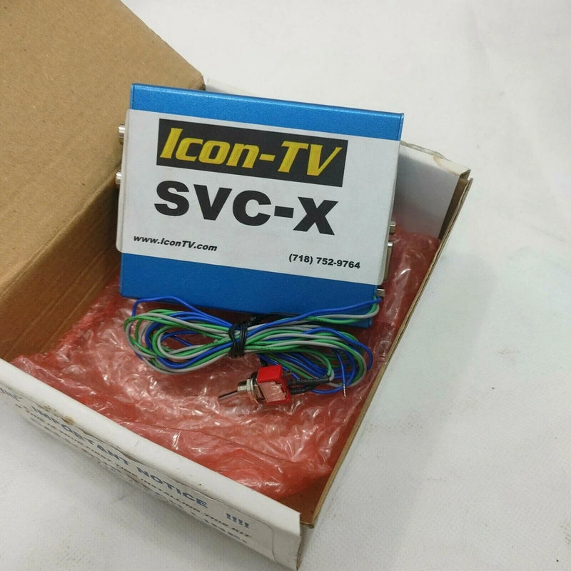 ICON SVC-X Switching Video Converter Switchable RCA input - RGB Out