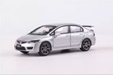DCT 1/64 Scale Honda Civic TYPE R FD2 Silver Color Diecast Alloy Model Car Gifts