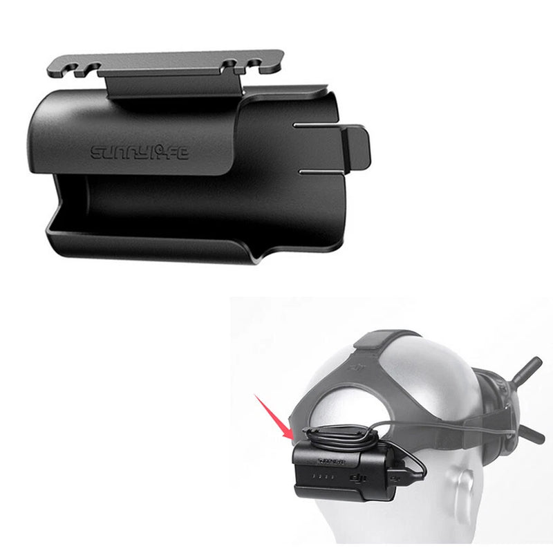 Battery Case Back Clip Winder For DJI FPV V2 Flying Glasses/Goggles 2 Accessory