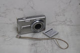 Fujifilm FinePix J50 8.2MP Silver Digital Camera TESTED WORKING