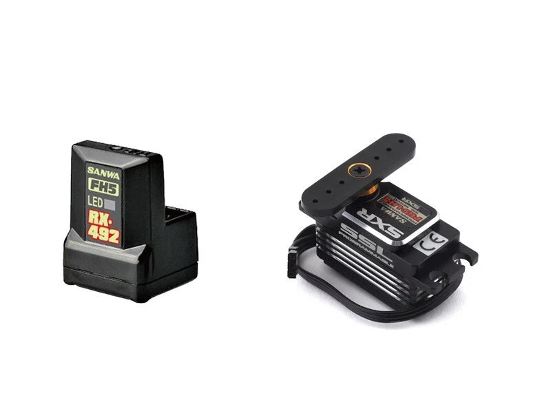 SANWA PGS-LH2 SERVO & RX-492 RECEIVER For  RC Car Combo Set