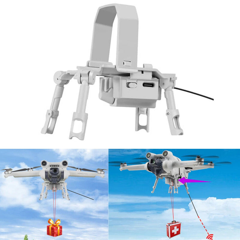 Drone Dropping Payload Delivery Thrower Air Dropper Device for DJI Mini 3/ 3 Pro