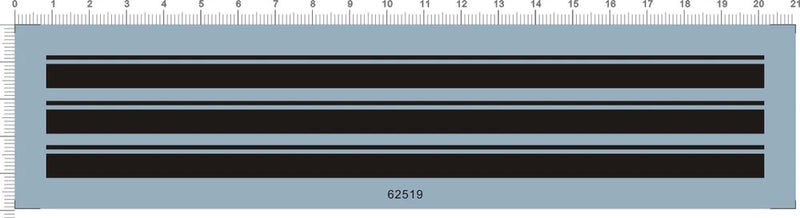 1/24 1/20 1/18 Black 3.5cm width Stripe Car Body Marking Model Water Slide Decal