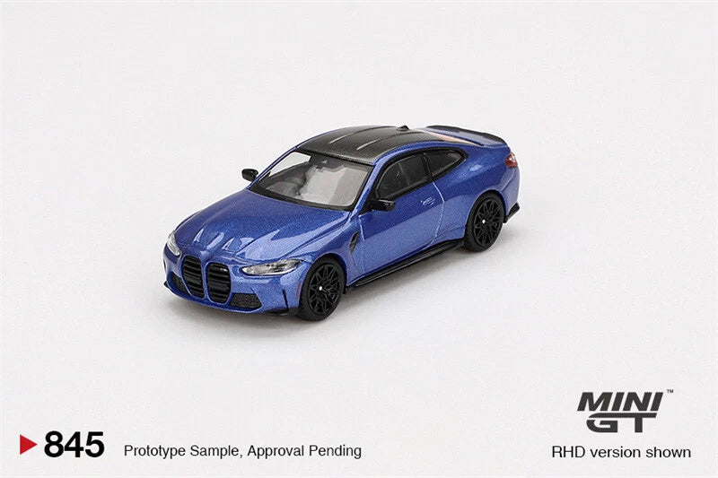 MINI GT 1:64 M4 Competition (G82) Portimao Blue Diecast Model Car