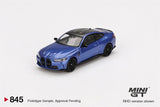 MINI GT 1:64 M4 Competition (G82) Portimao Blue Diecast Model Car