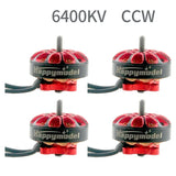 4PCS HAPPYMODEL EX1202.5 1202.5 6400KV 2-3S Brushless Motor 1.5mm CW CCW Crux3