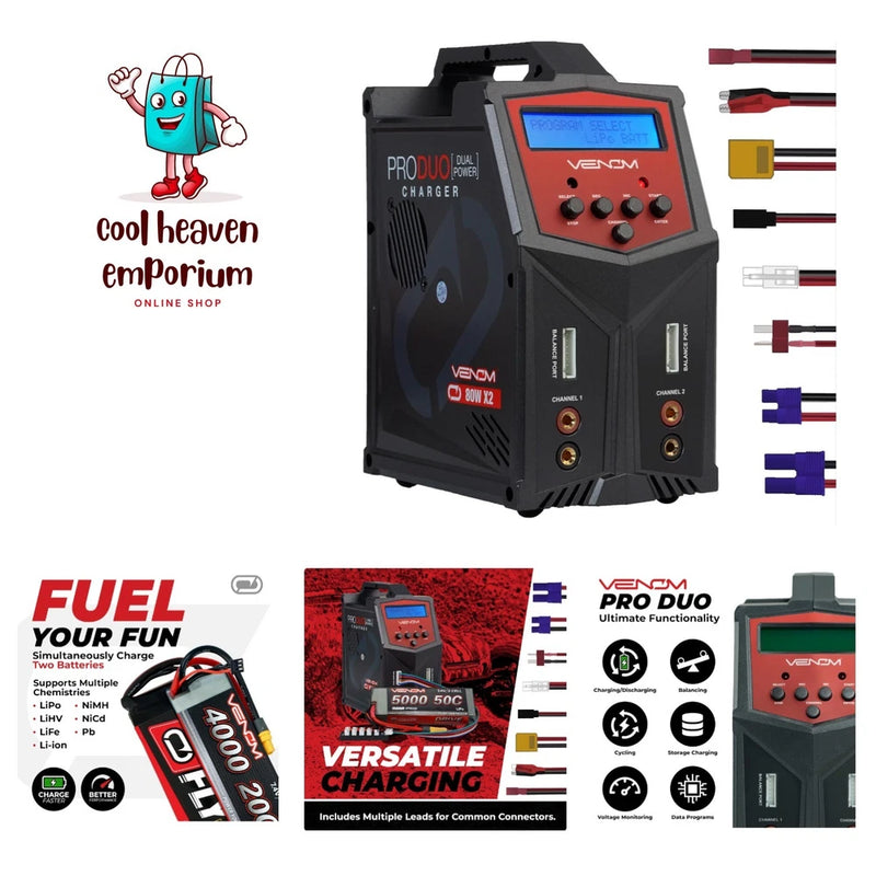 Ultimate LiPo Battery Charger ¨C Dual Outputs, LCD, for All Battery Types