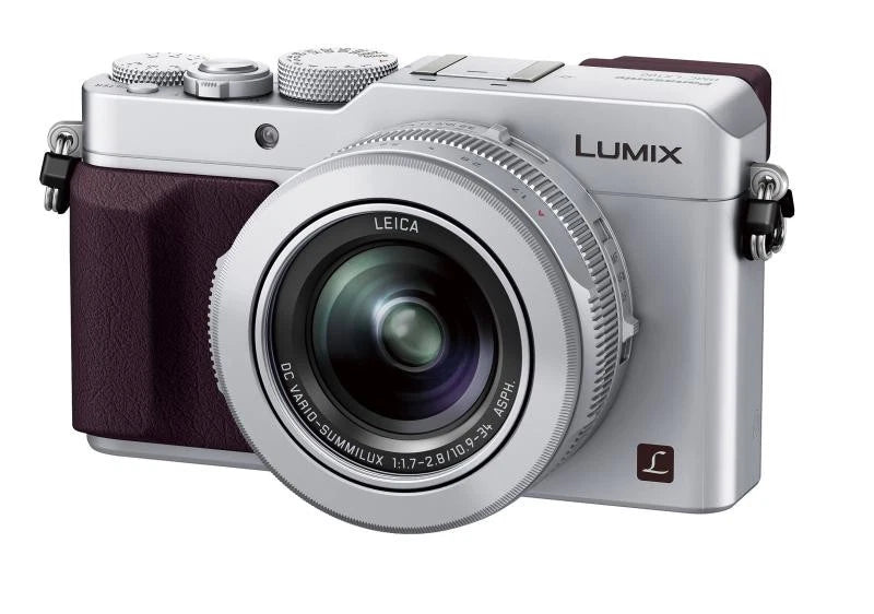 Panasonic Lumix LX100 Digital Camera, 4/3-inch Sensor, 4K, Siler, DMC-LX100-S
