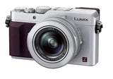 Panasonic Lumix LX100 Digital Camera, 4/3-inch Sensor, 4K, Siler, DMC-LX100-S