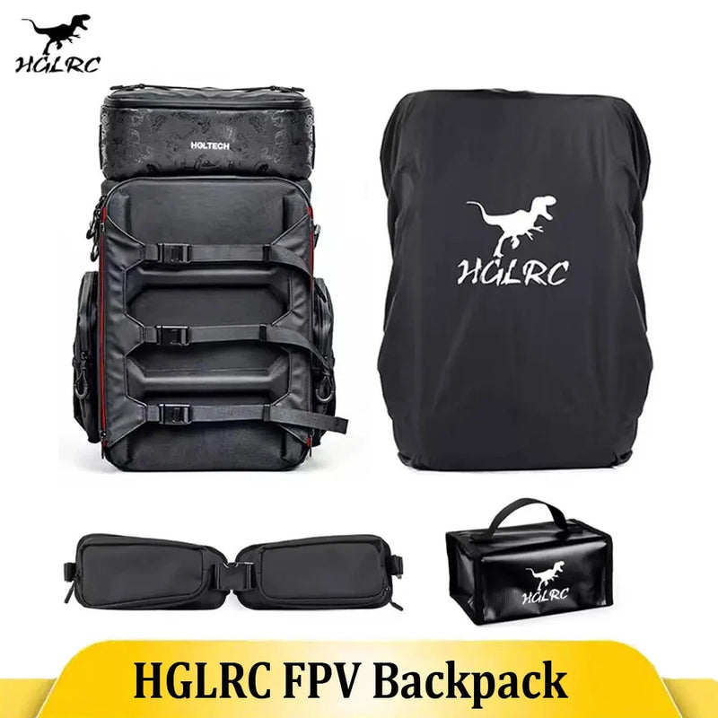 HGLRC FPV Backpack Waterproof Carry Case Bag 360x260x530mm for Racing RC Drone