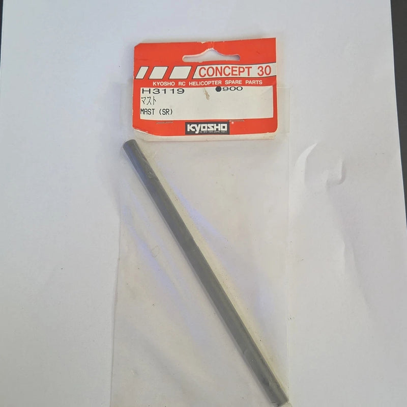 Kyosho Concept 30 H3119 Silver Mast (SR) Spare Part for RC Helicopter