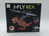I-FLY REX Flying Brown Dinosaur Toy For Kids With Infrared Sensor Hover Drone