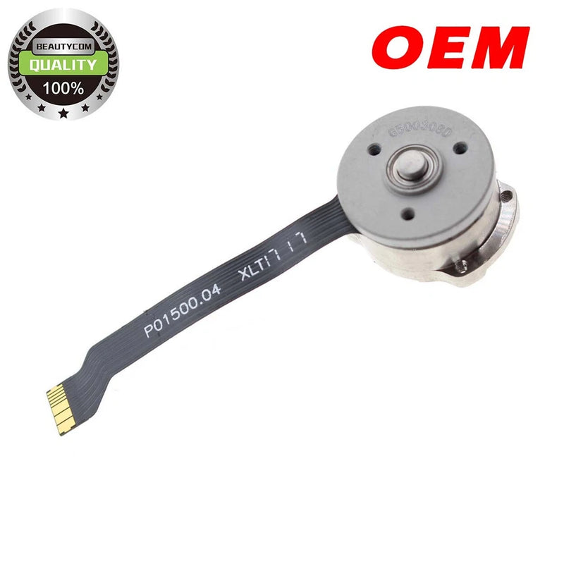 Gray yaw gimbal motor assembly with ribbon cable for drone replacement part