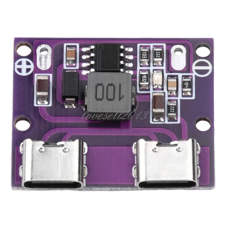 DC 6V-36V to 5V 3A DC-DC Dual TYPE-C Step-Down Charging Module 9V/12V/24V/36V