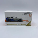 Hotwheels 1:64 ID Cars HDH85-979A Nissan Skyline GT-R BNR34 Silver Model HCJ08