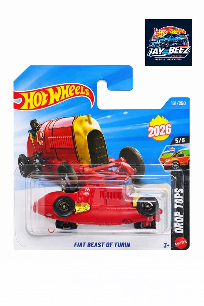Hot Wheels 2026 NEW Case G Fiat Beast Of Turin SC (Promo Combine Shipping)