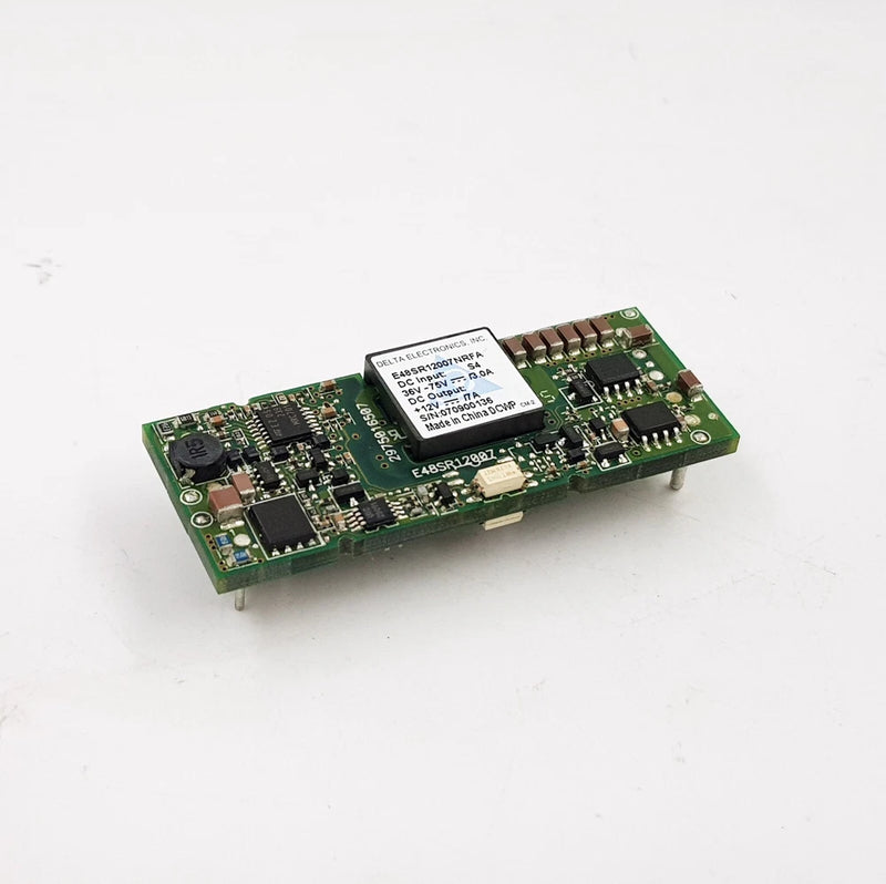 Delta Electronics DC-DC converter PCB module with green circuit board and electronic components