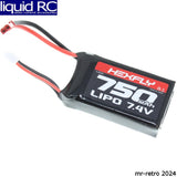 Redcat 31100 2 Cell 7.4v 750mah LiPo Battery W/ Jst Connector (1pc)