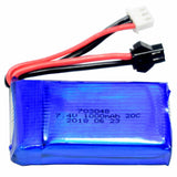 1¡Á7.4V 1000mAh 20C Lipo Battery SM-2P for V912 Mini KT Board X600 Aircraft Model